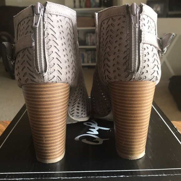 Qupid open toe booties - Picture 3 of 6